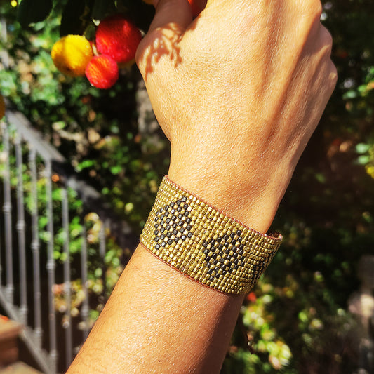 Pulsera miyuki ancha Kukulkán