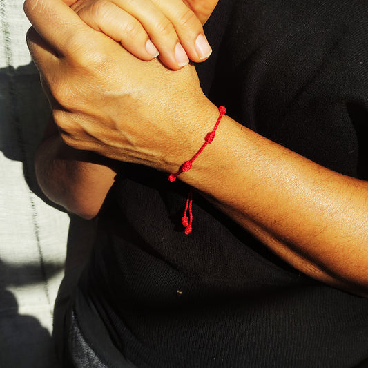 Pulsera de 7 Nudos de Protección