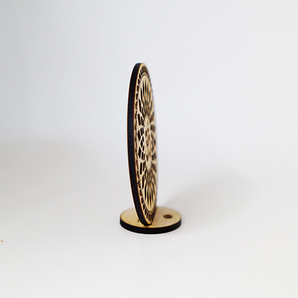 Disco Sagrado Om Madera Arce Trinity