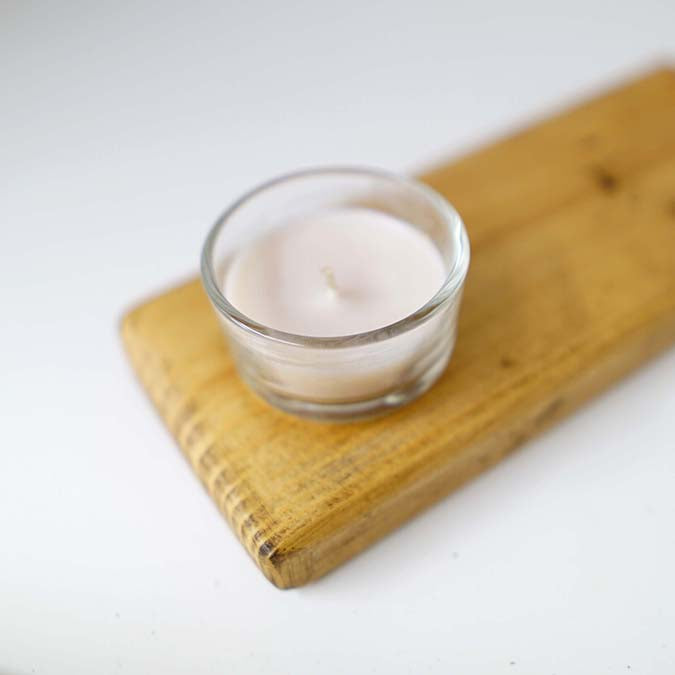 Vela de Soja en Vasito de Cristal