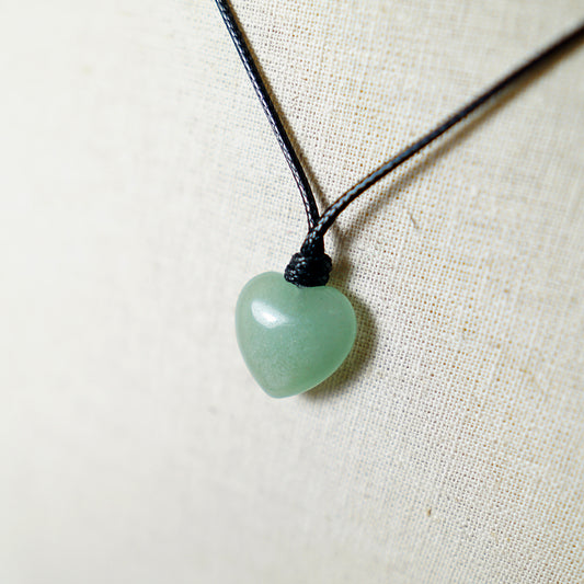 Colgante Corazón de Piedra de Aventurina