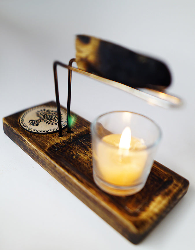 Quemador Palo Santo Madera Recuperada Roots