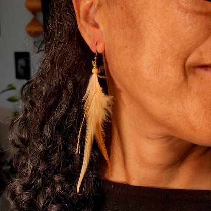 Pendientes Plumas