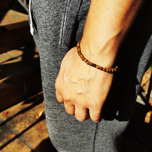 Pulsera de piedras de Ojo de Tigre