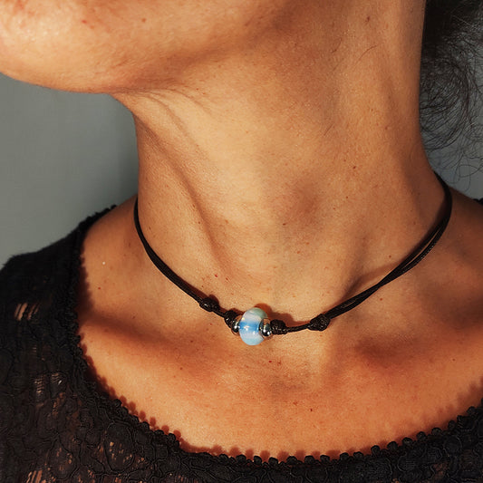 Colgante con Cuenta de Opalina