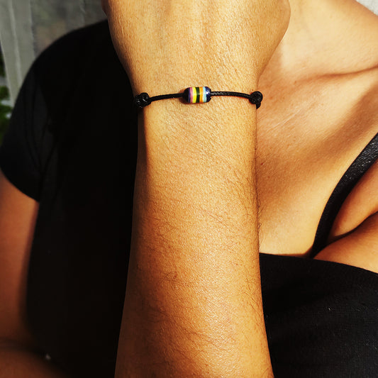 Pulsera con Cuenta cerámica Multicolor