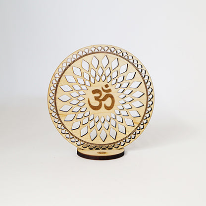 Disco Sagrado Om Madera Arce Trinity