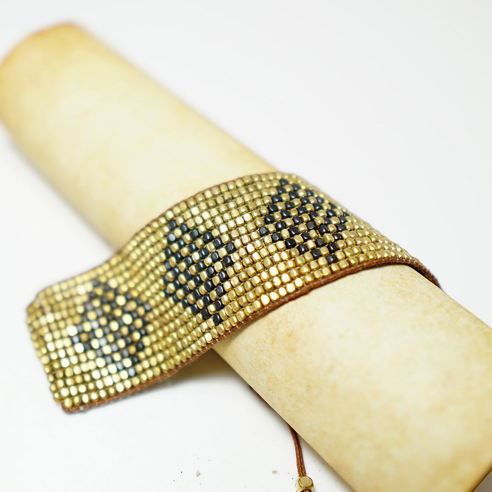 Pulsera miyuki ancha Kukulkán