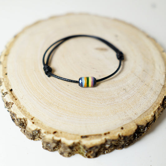 Pulsera con Cuenta cerámica Multicolor
