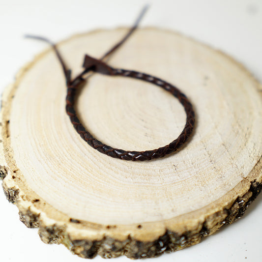 Pulsera de Cuero Trenzado
