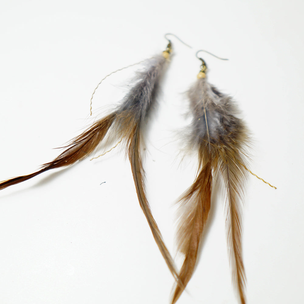 Pendientes Plumas