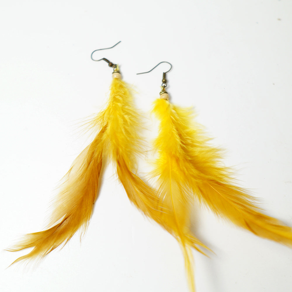 Pendientes Plumas