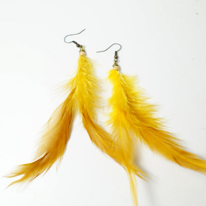 Pendientes Plumas
