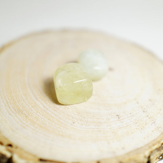 Canto rodado de cuarzo citrino