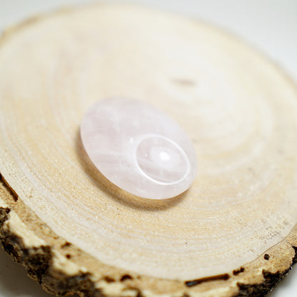 Piedra de la calma de cuarzo rosa