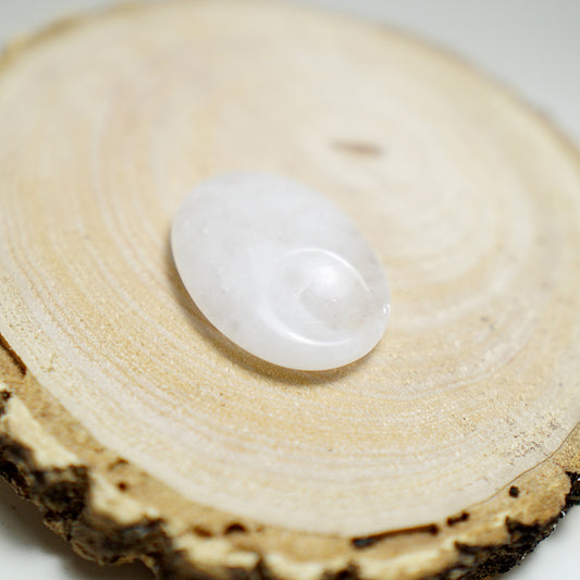 Piedra de la calma de cuarzo blanco