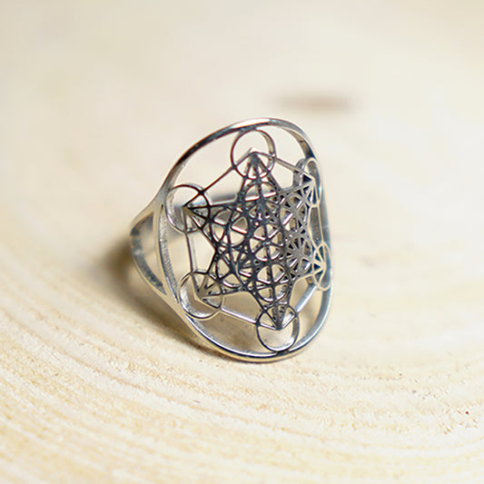 Anillo con Símbolo Metatrón