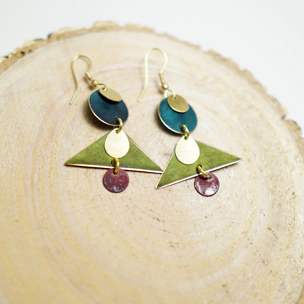 Pendientes Geométricos Círculo y Triángulo