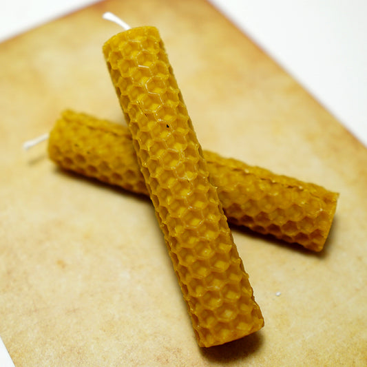 Vela Enrollada de Cera de Abeja Pack 2