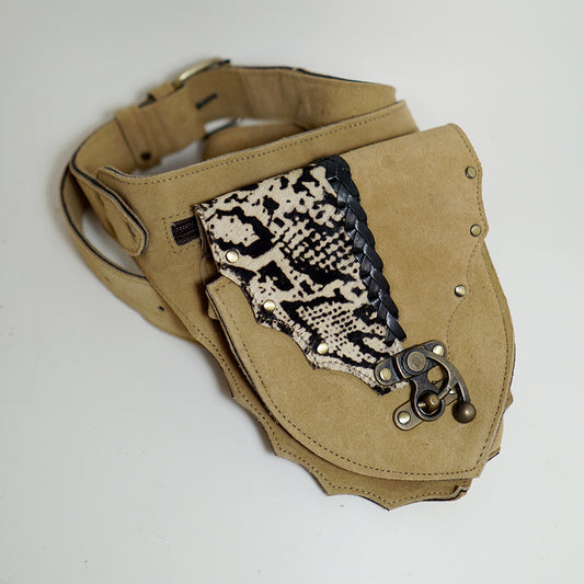 Riñonera de Cuero Marrón