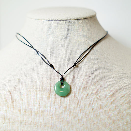 Colgante con Donut de Piedra Aventurina