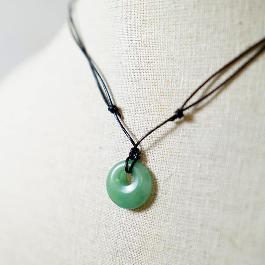 Colgante con Donut de Piedra Aventurina