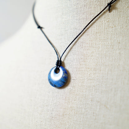 Colgante con Donut de Piedra Lapislázuli