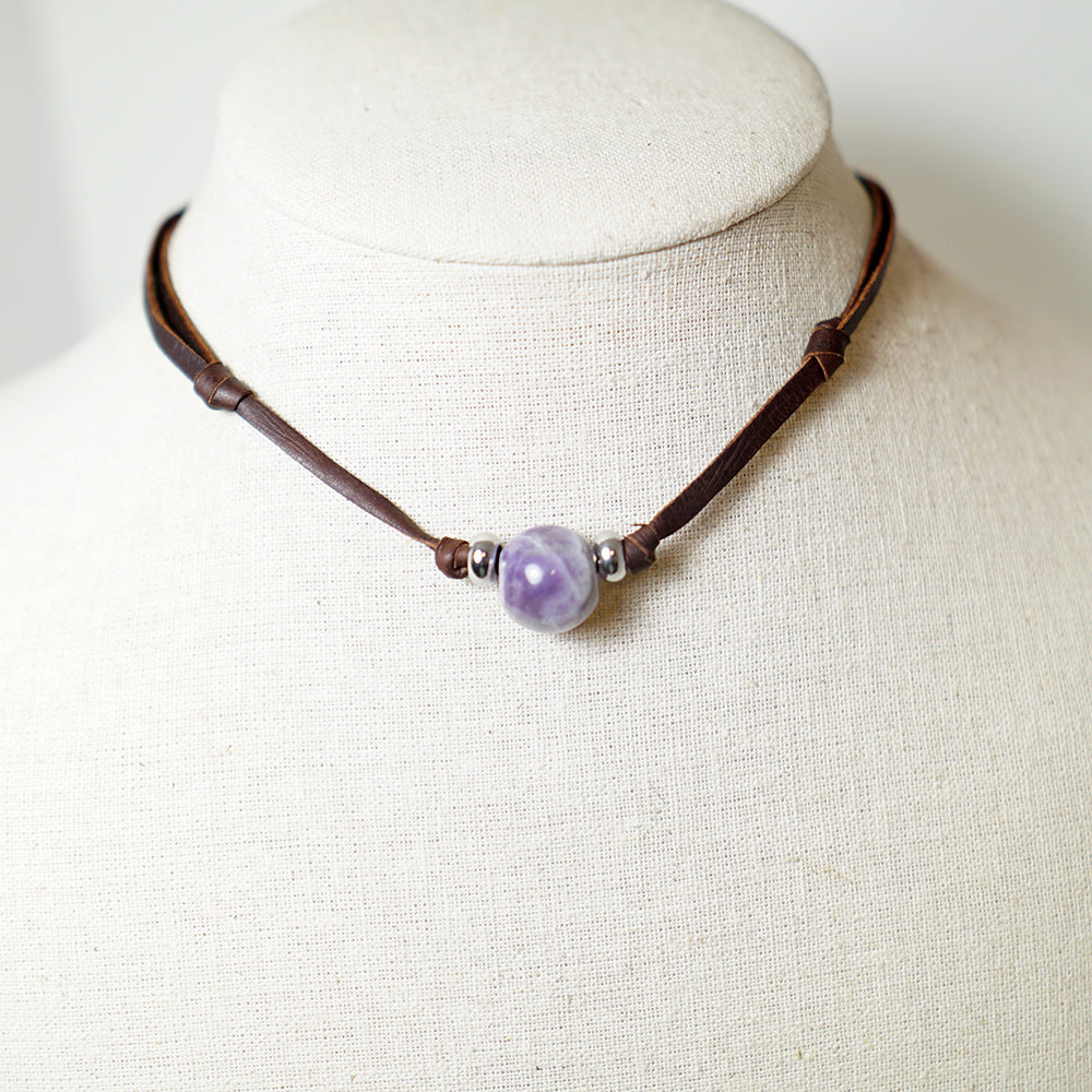Colgante con Esfera de Amatista