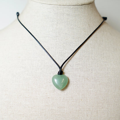 Colgante Corazón de Piedra de Aventurina