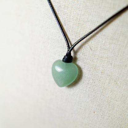 Colgante Corazón de Piedra de Aventurina