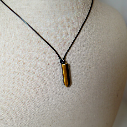 Colgante con Punta de Ojo de Tigre