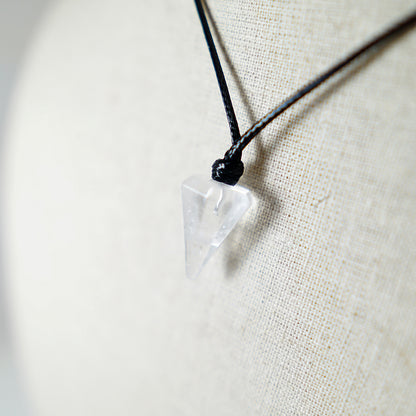 Colgante con Péndulo de Cuarzo Transparente
