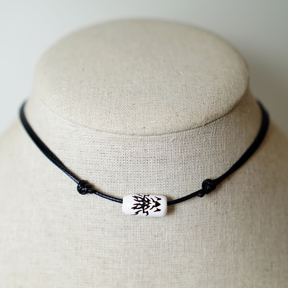 Colgante con Cuenta Tribal Alas