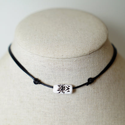 Colgante con Cuenta Tribal Alas