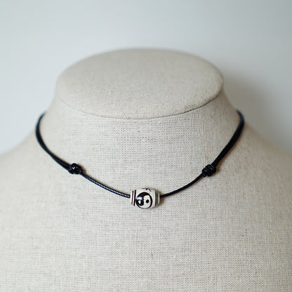 Colgante con Cuenta cerámica Yin Yang