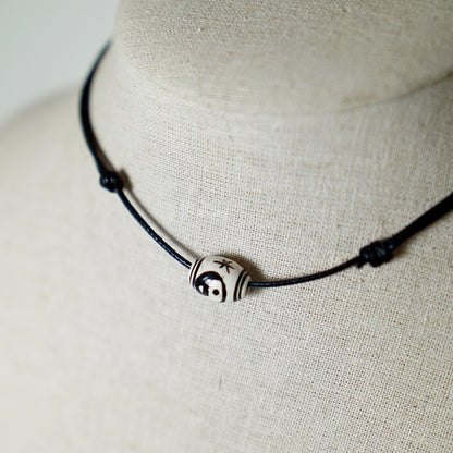Colgante con Cuenta cerámica Yin Yang
