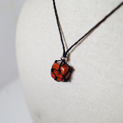 Collar de Malla para Piedra Intercambiable