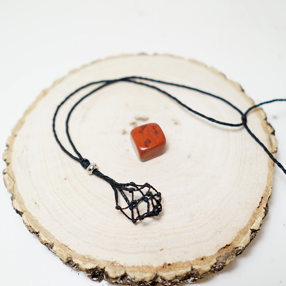 Collar de Malla para Piedra Intercambiable