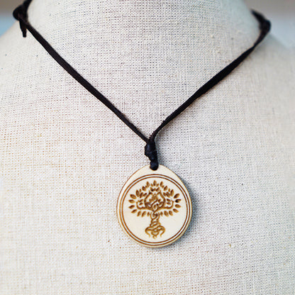 Colgante Árbol de la Vida Madera Arce Trinity